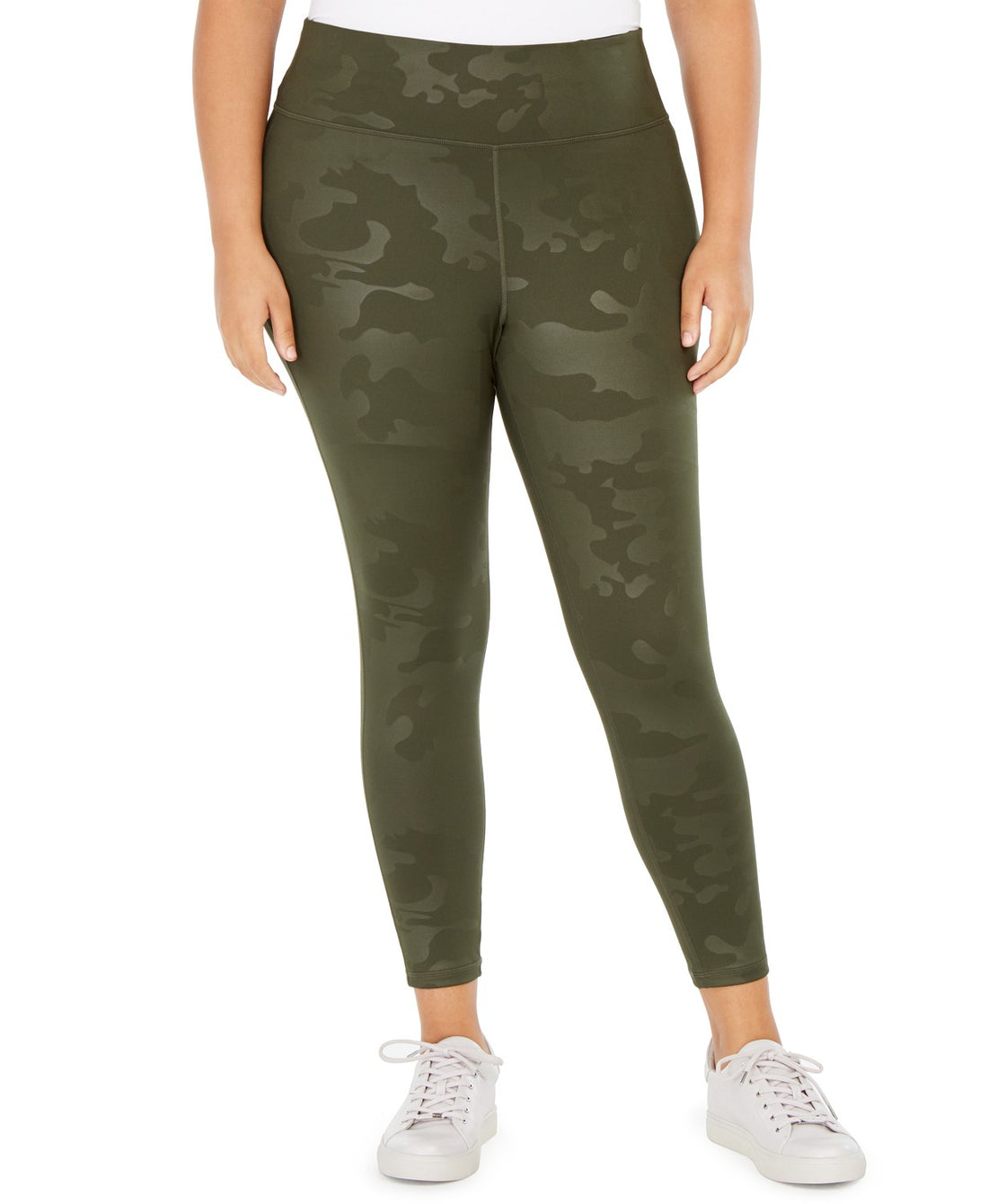 Ideology Womens Plus Size Cool Camo Leggings