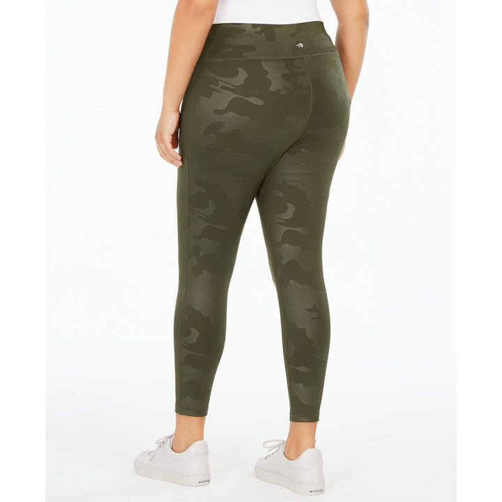 Ideology Womens Plus Size Cool Camo Leggings