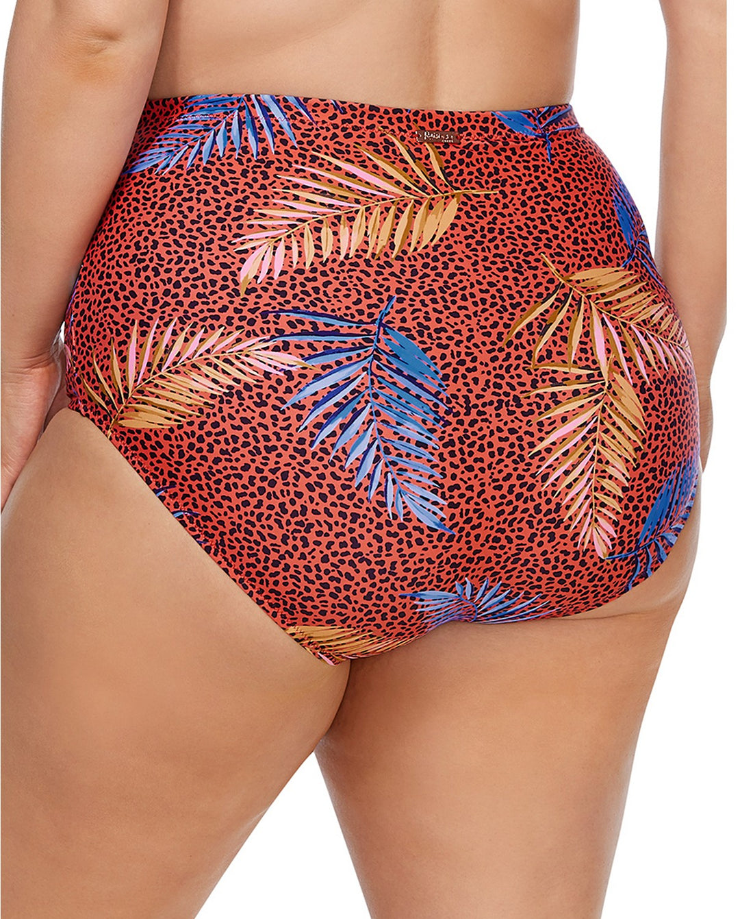 Raisins Curve Womens Plus Size Trendy Nomad Fairfax Printed High-waist Bikini Bo