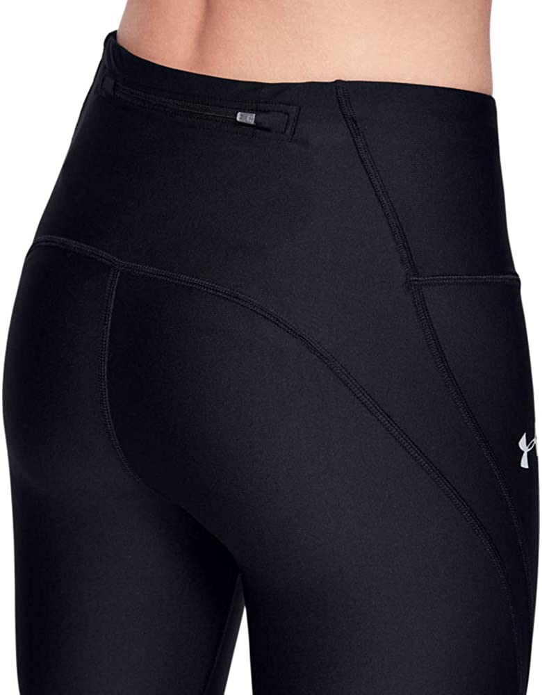 Under Armour Womens Armour Fly Fast Glare Raised Thread Running Crop Leggings