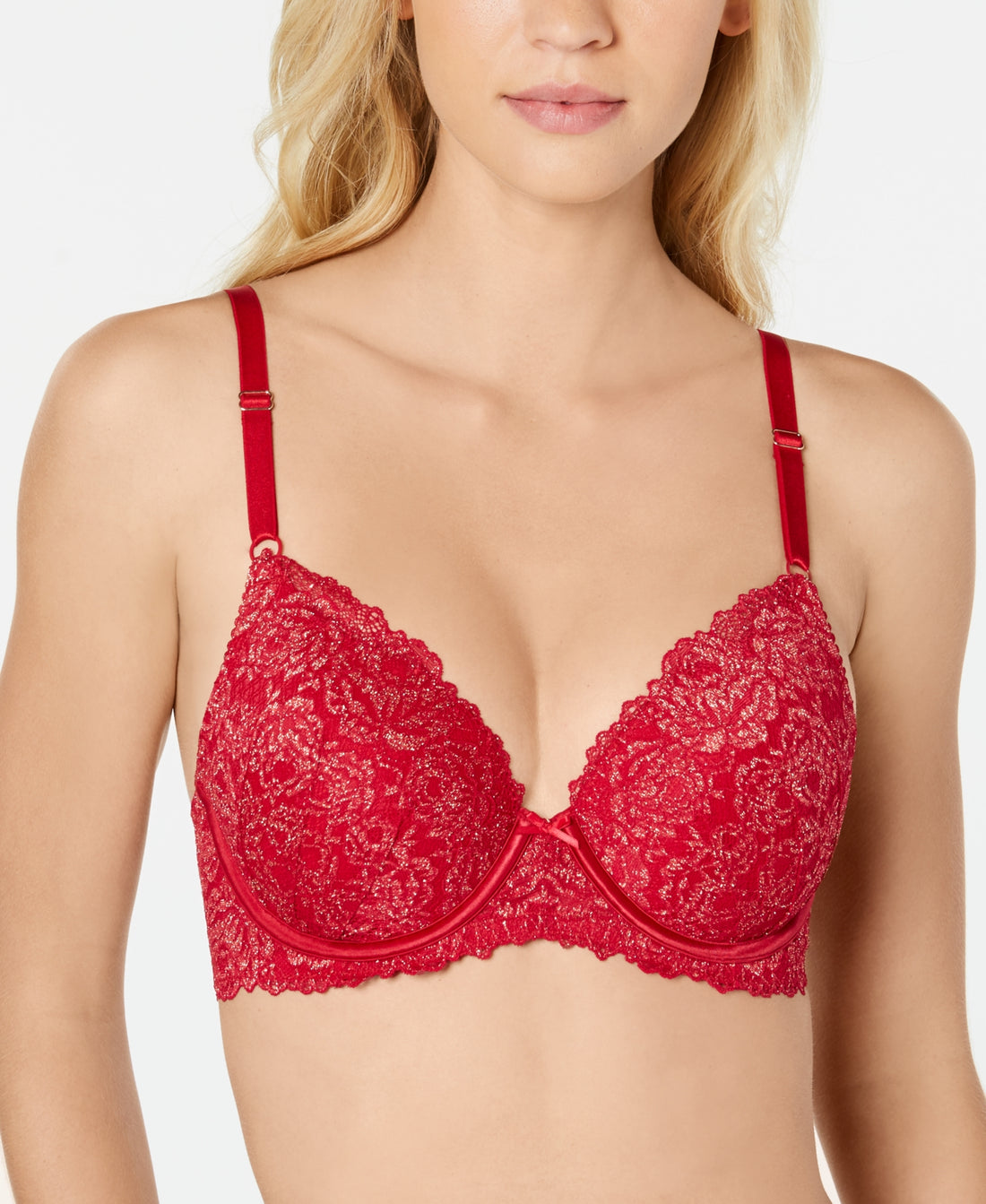 Inc International Concepts Womens Perfect Coverage Lace T-shirt Bra