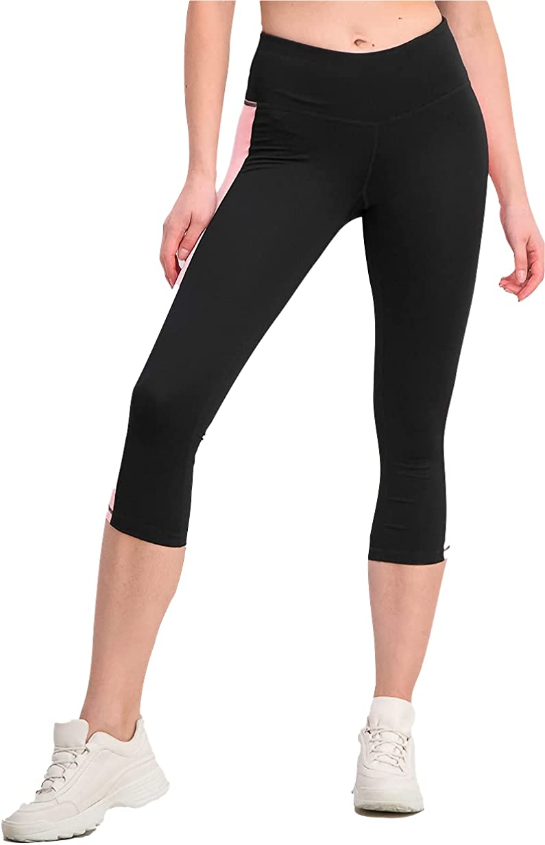 Ideology Womens Colorblocked Cropped Leggings