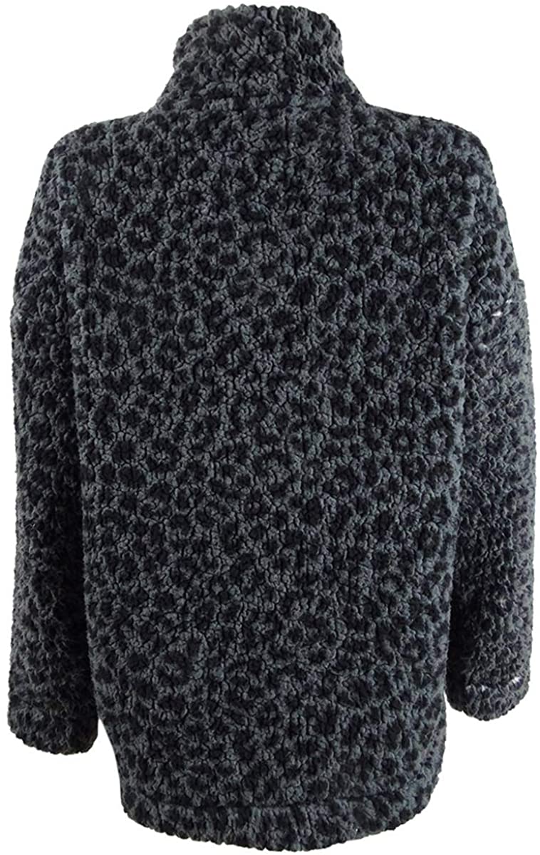 Jenni Womens Faux Sherpa Cozy Pullover