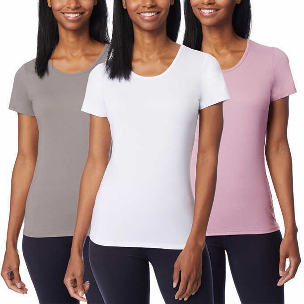 32 Degrees Womens Cool Tee 3 Pack