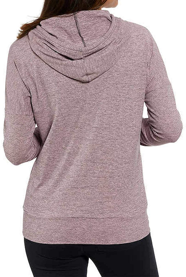 Skechers Womens Relaxed Fit Long Sleeve Pullover Hoodie