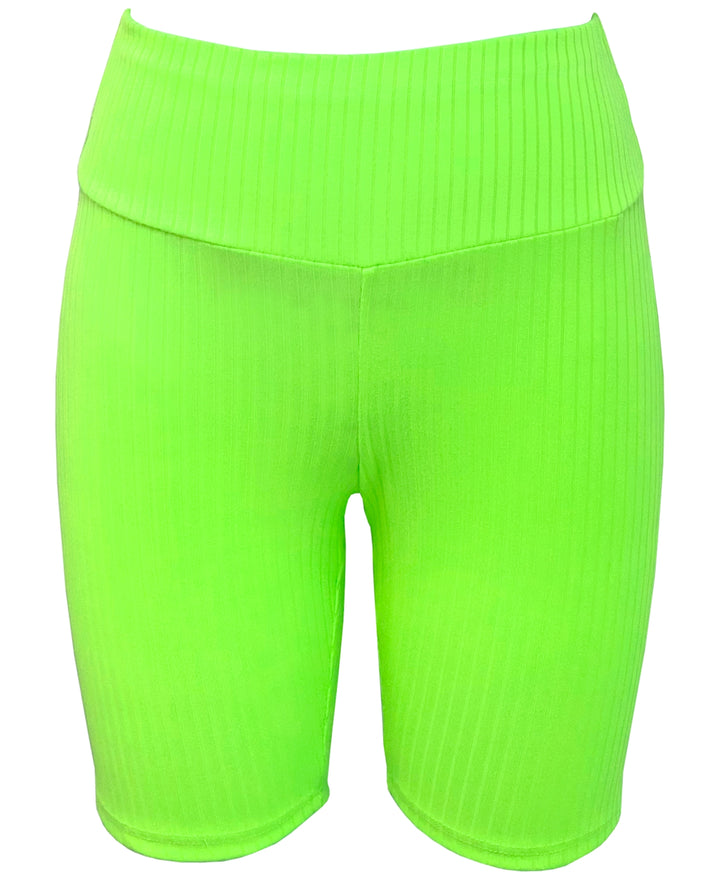 Jenni Womens Ribbed Bike Shorts