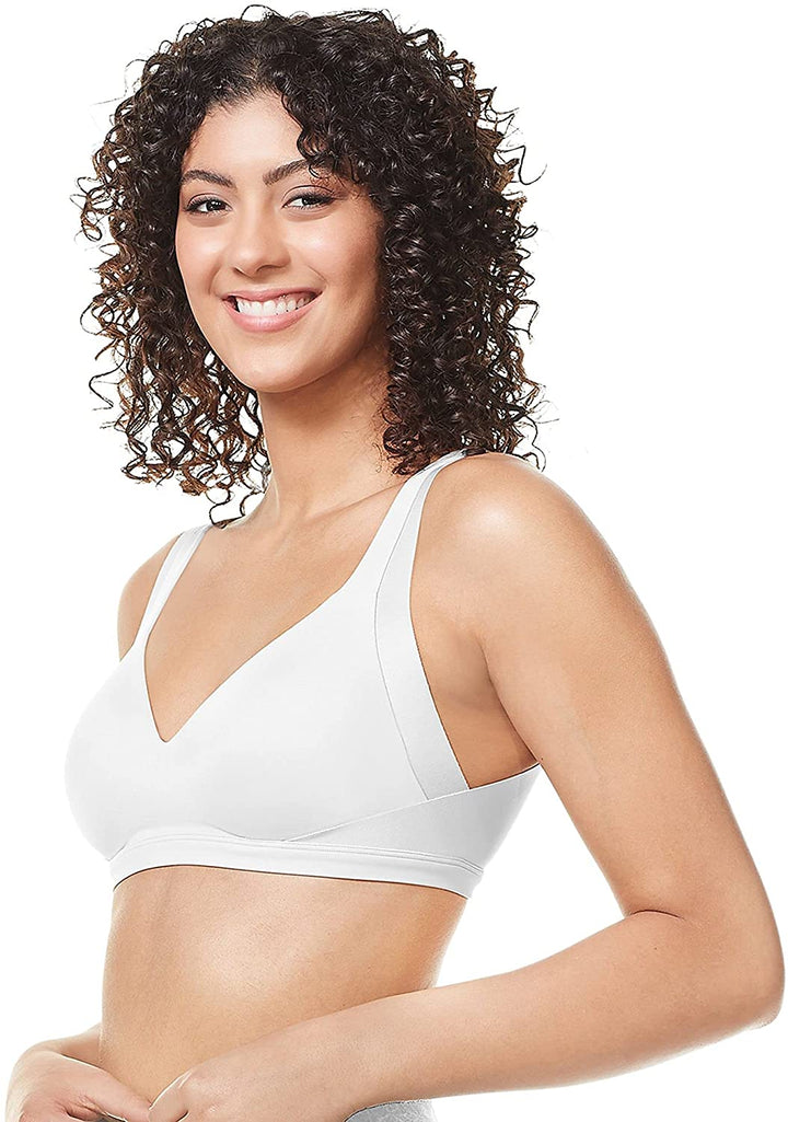 Warner's Womens No Side Effects Wire Free Backsmoothing Contour Bra