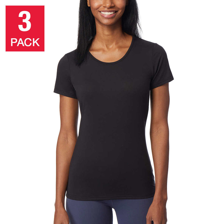 32 Degrees Womens Cool Tee 3 Pack