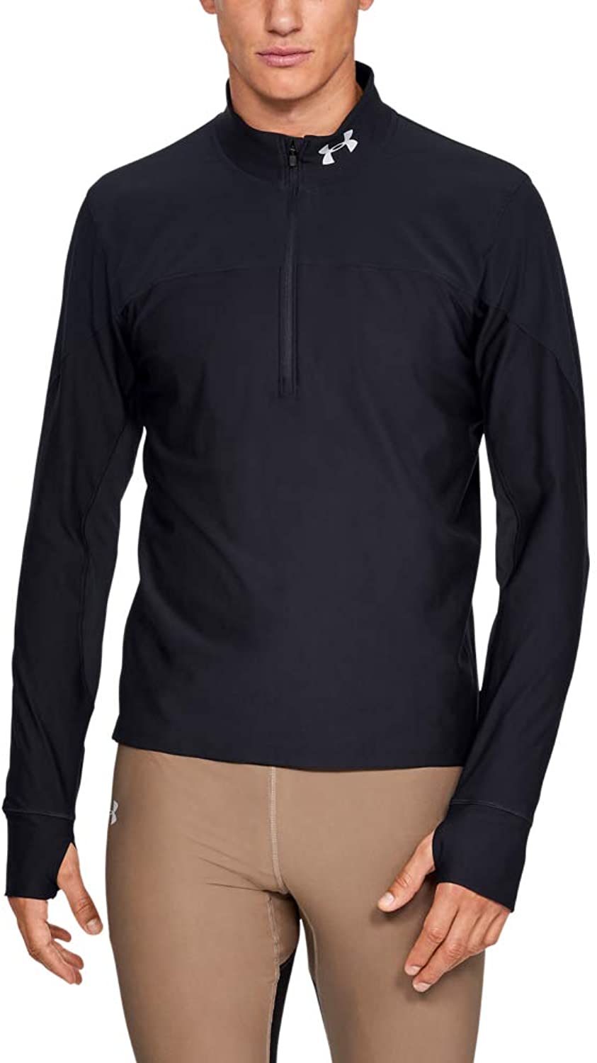 Under Armour Mens Qualifier Half-Zip Running Long Sleeve Shirt