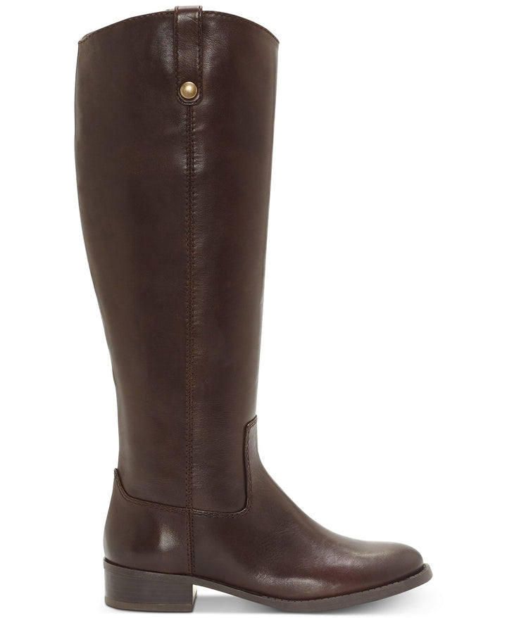 Inc International Concepts Womens Fawne Wide-Calf Riding Leather Boots