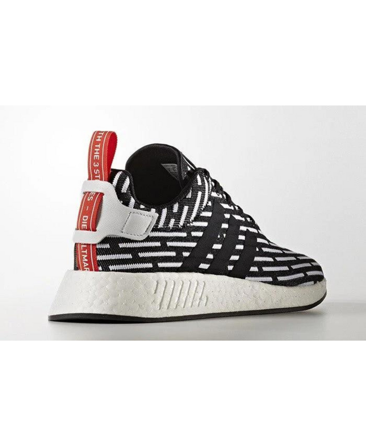 adidas originals Mens NMD R2 Primeknit PK Zebra Casual Shoes