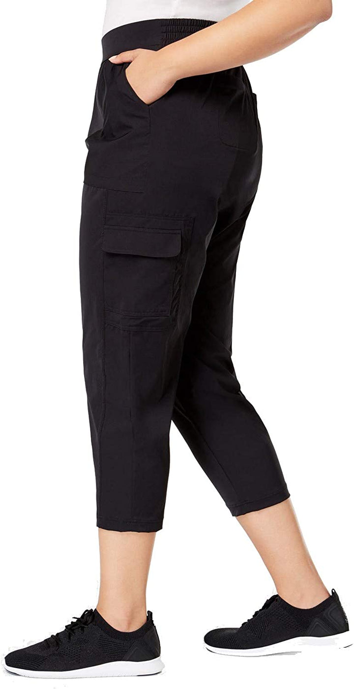 allbrand365 designer Womens Activewear Plus Size Woven Cargo Pants