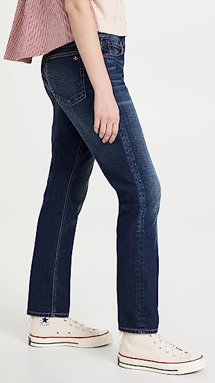 rag & bone Womens Dre Low-Rise Slim Boyfriend Jeans