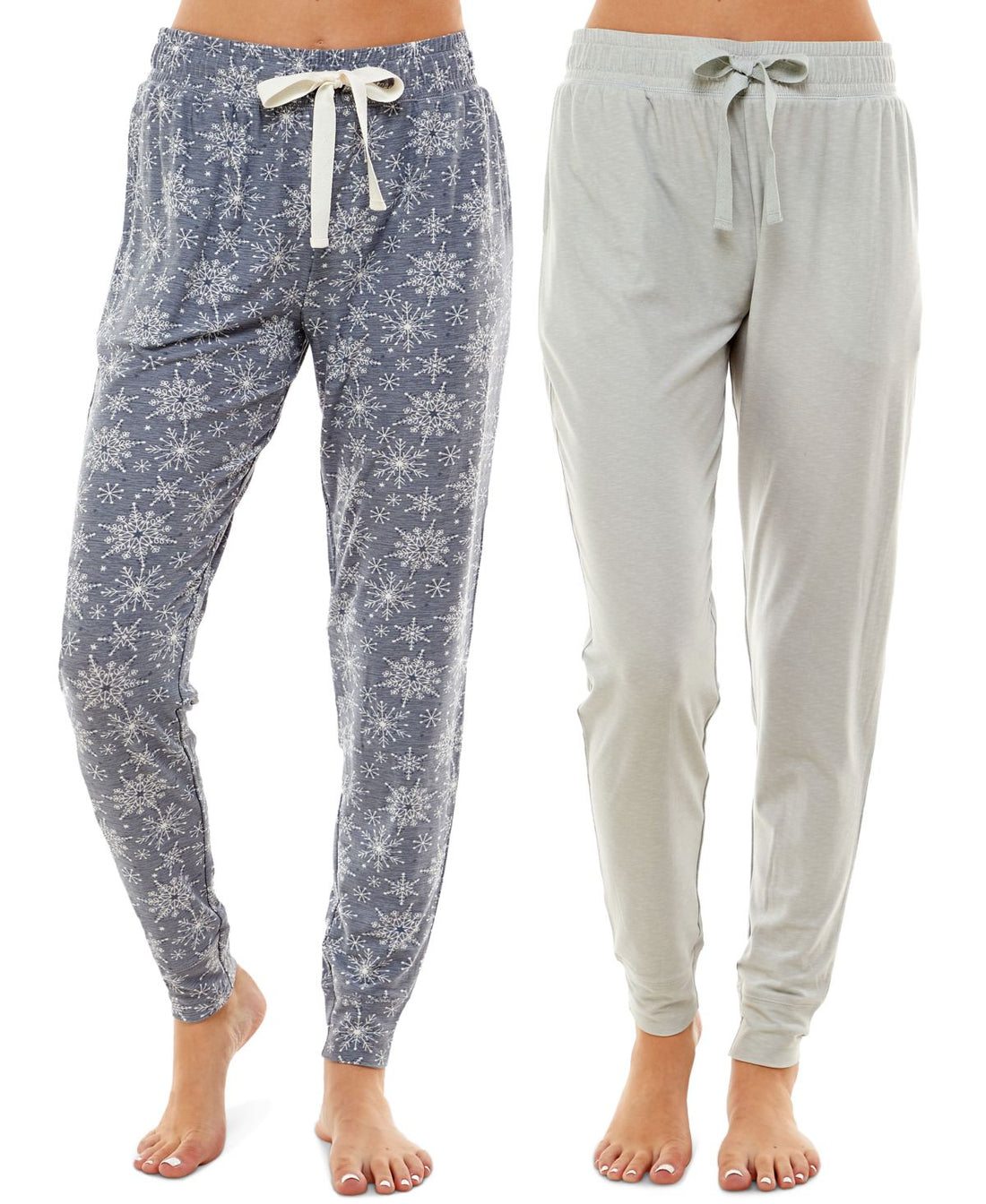 Roudelain Womens Ultra-Soft Jogger Pajama Bottoms, Set of 2