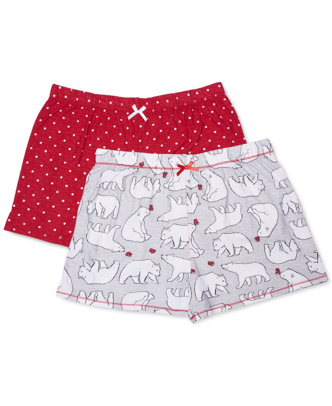 Roudelain Womens Cozy Printed 2 Pack Sleep Shorts