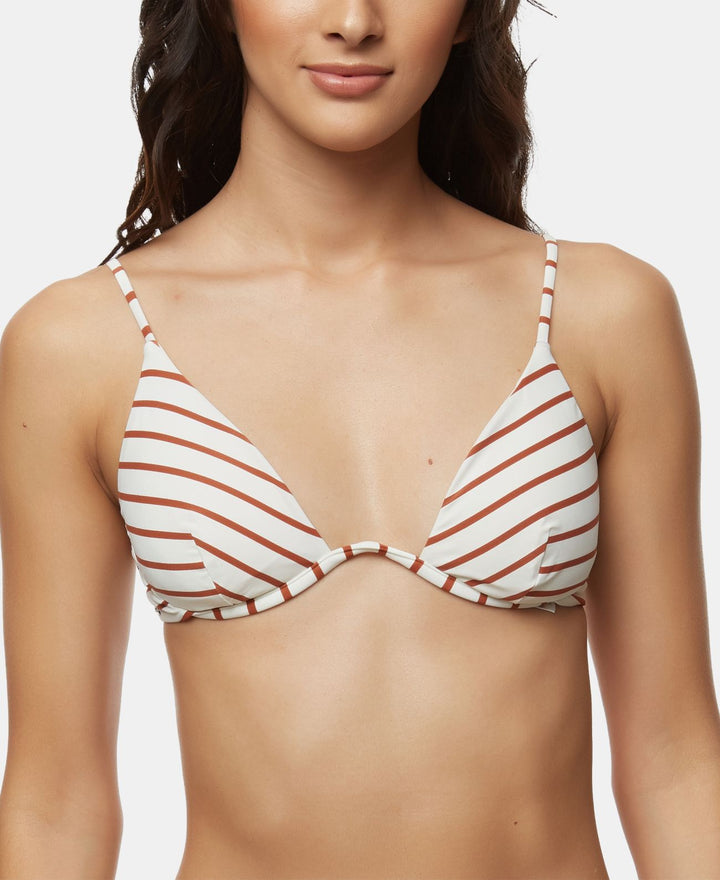 O'Neill Womens Karmen Stripe Underwire Bikini Top