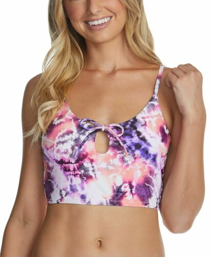 Raisins Curve Juniors Printed Tank Bikini Swim Top