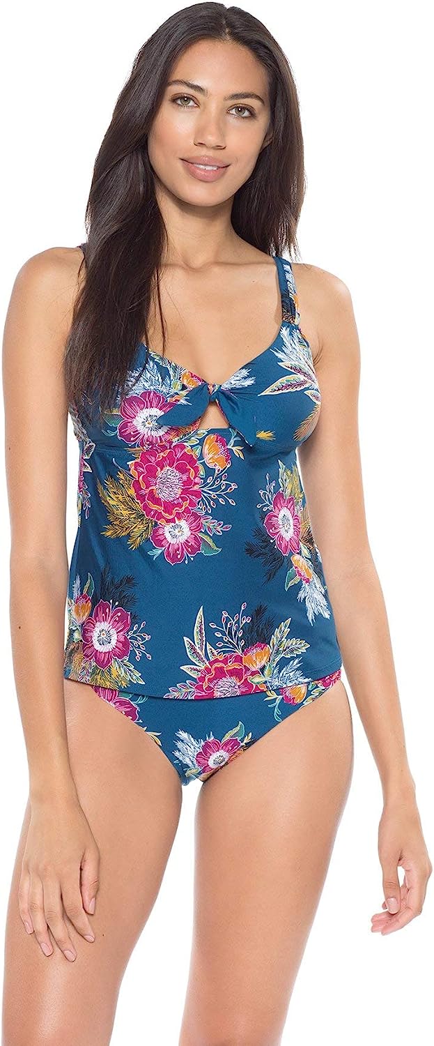 Soluna Womens Over The Moon Printed Tankini Top