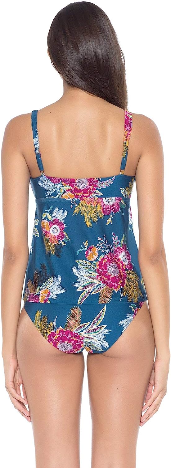 Soluna Womens Over The Moon Printed Tankini Top