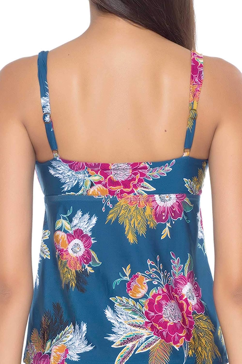 Soluna Womens Over The Moon Printed Tankini Top