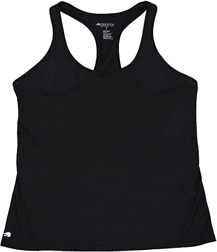 Ideology Womens Rapidry Heathered Racerback Performance Tank Top