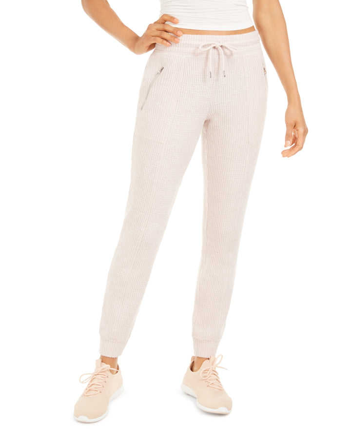 Ideology Womens Waffle Knit Joggers