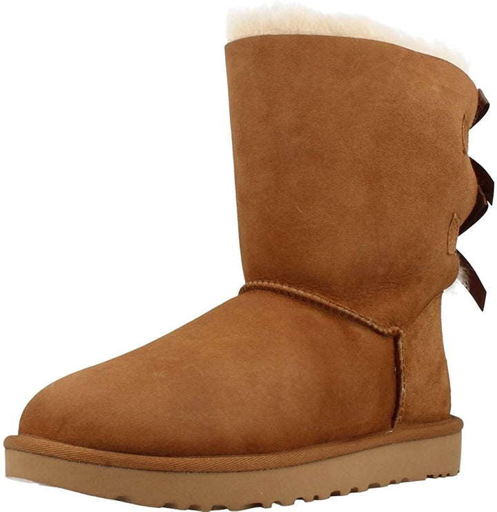 UGG Womens Bailey Bow II Boots Chestnut