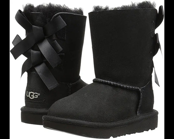 UGG Toddlers Bailey Bow II Boots Black