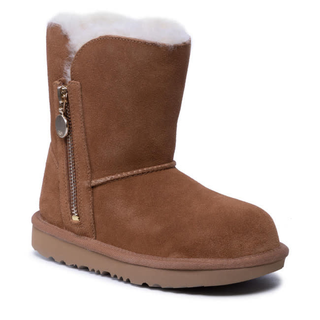 UGG Toddlers Bailey Zip Short Boots Chestnut