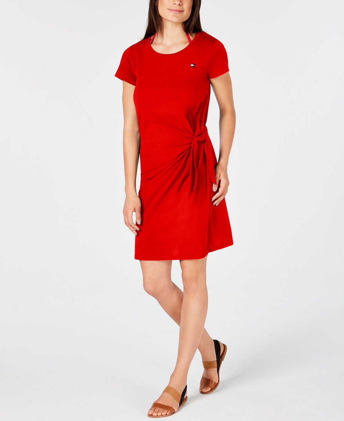 Tommy Hilfiger Tie-Front Cover-Up Dress