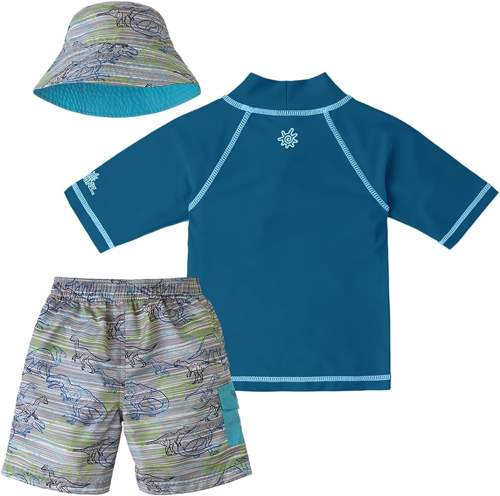 Uv Skinz Infant Girls 3-piece Swim Set