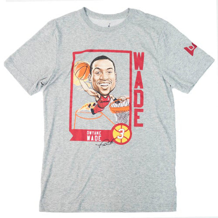 Jordan Mens Dwayne Wade Trading Card Tee