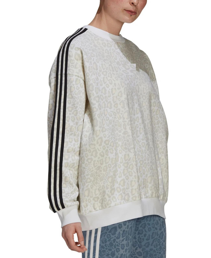 adidas Originals Womens Animal Print Oversize Sweatshirt