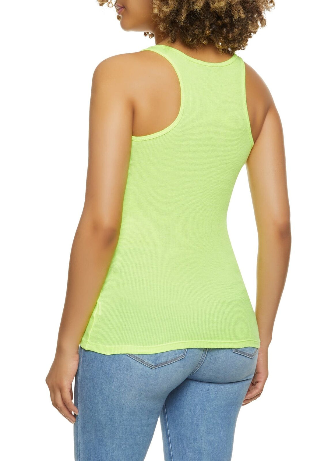 Jenni Womens Solid Racerback Tank Top