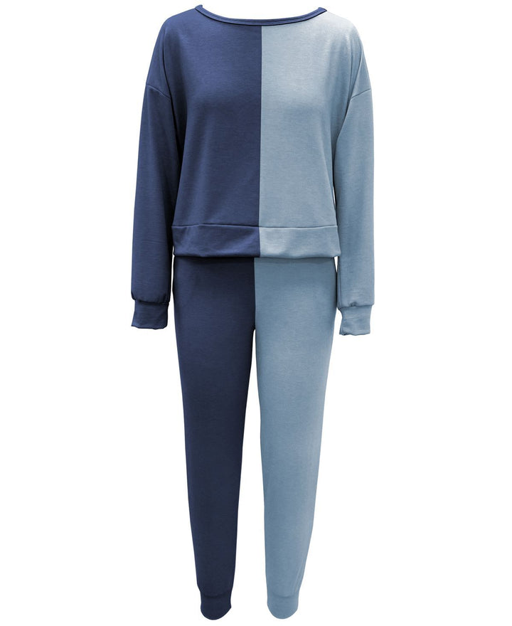 Jenni by Jennifer Moore Womens Colorblocked Loungewear Set