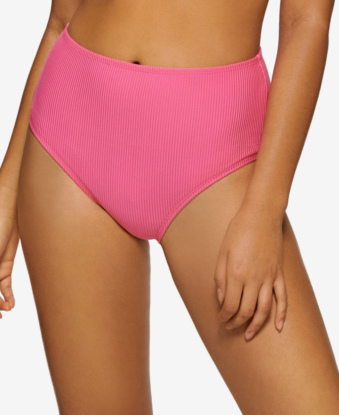 Hula Honey Juniors Ribbed High-Waist Bottoms