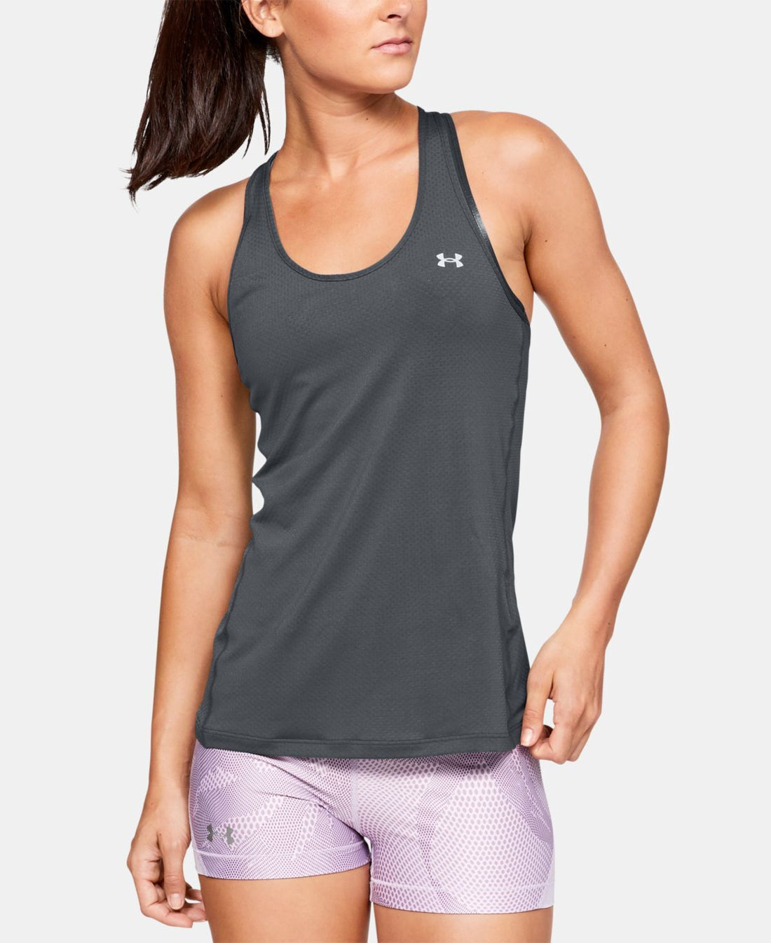 Under Armour Womens Activewear Fitted Racerback Tank Top