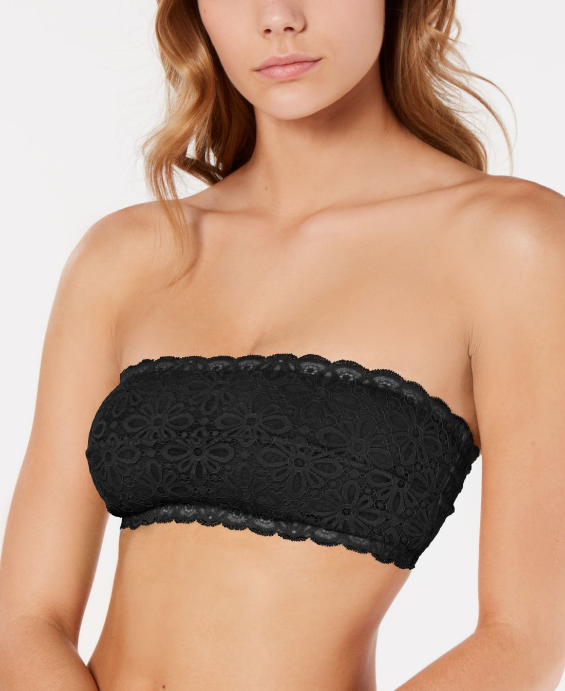 Jenni by Jennifer Moore Womens Lace Bandeau Bra