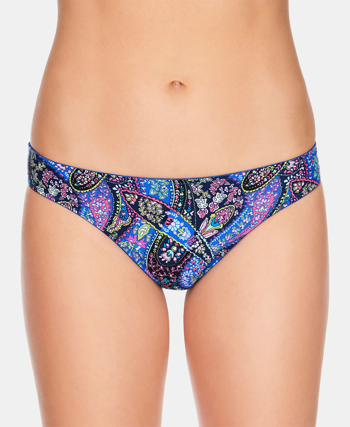 Vera Bradley Womens Chambray And Petite Paisley Ella Reversible Bikini Bottom