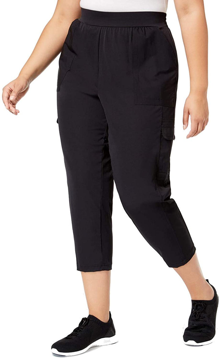 allbrand365 designer Womens Activewear Plus Size Woven Cargo Pants