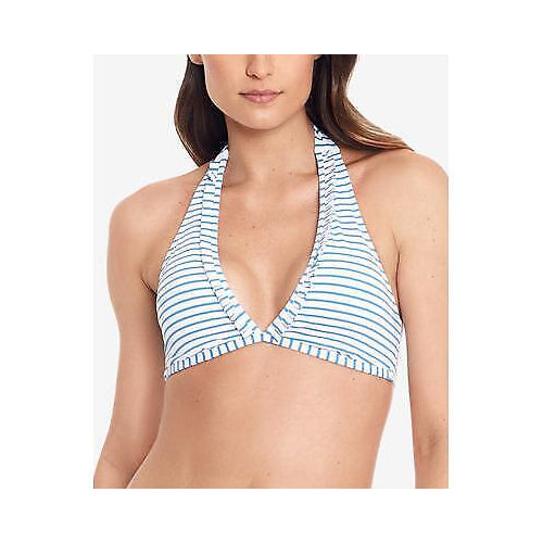 LAUREN RALPH LAUREN Womens Bengal Stripe Halter Bikini Top