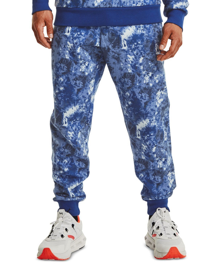 Under Armour Mens Rival Fleece Cloud Camo Jogger Pants