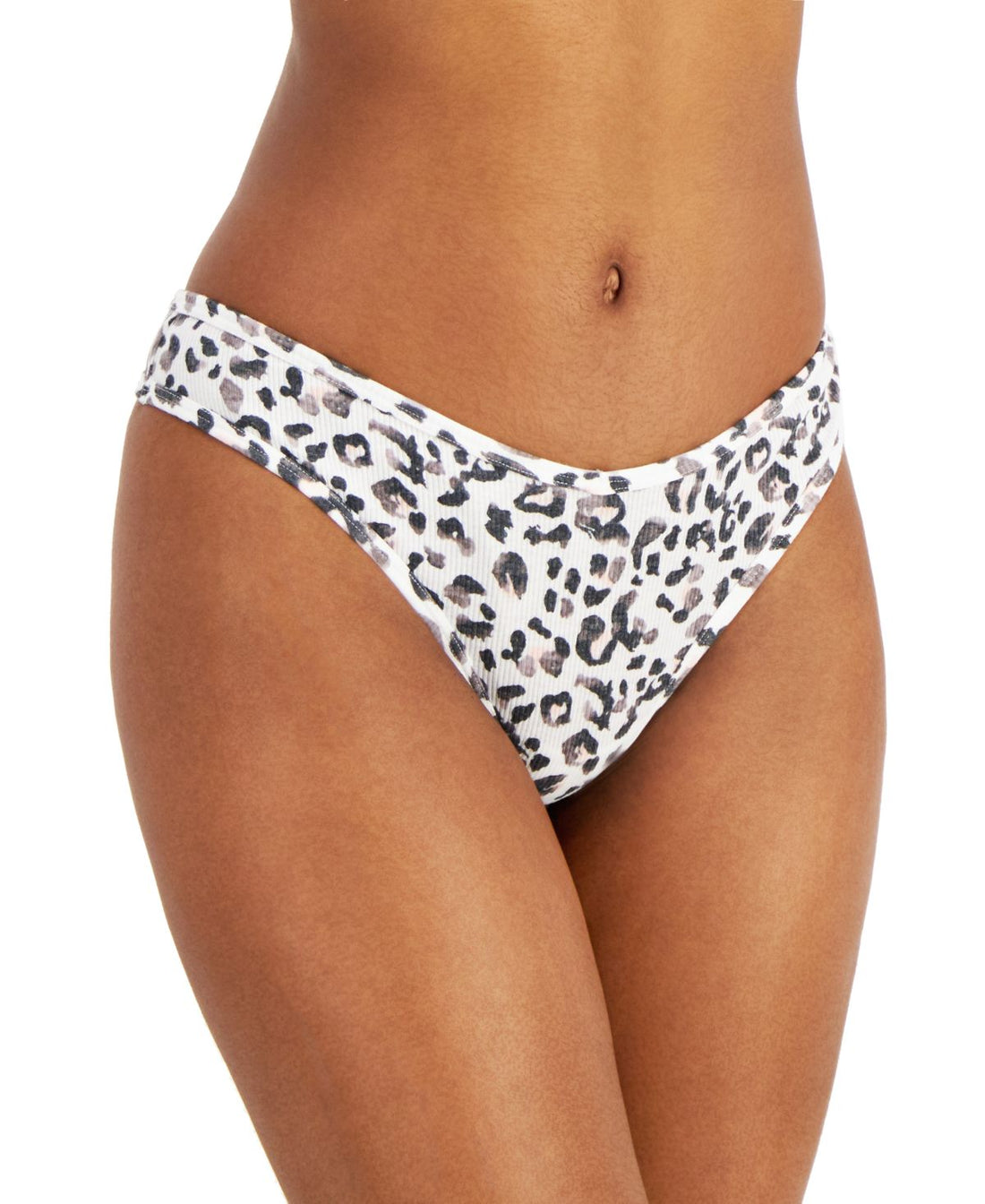 Jenni by Jennifer Moore Womens Ribbed Thong