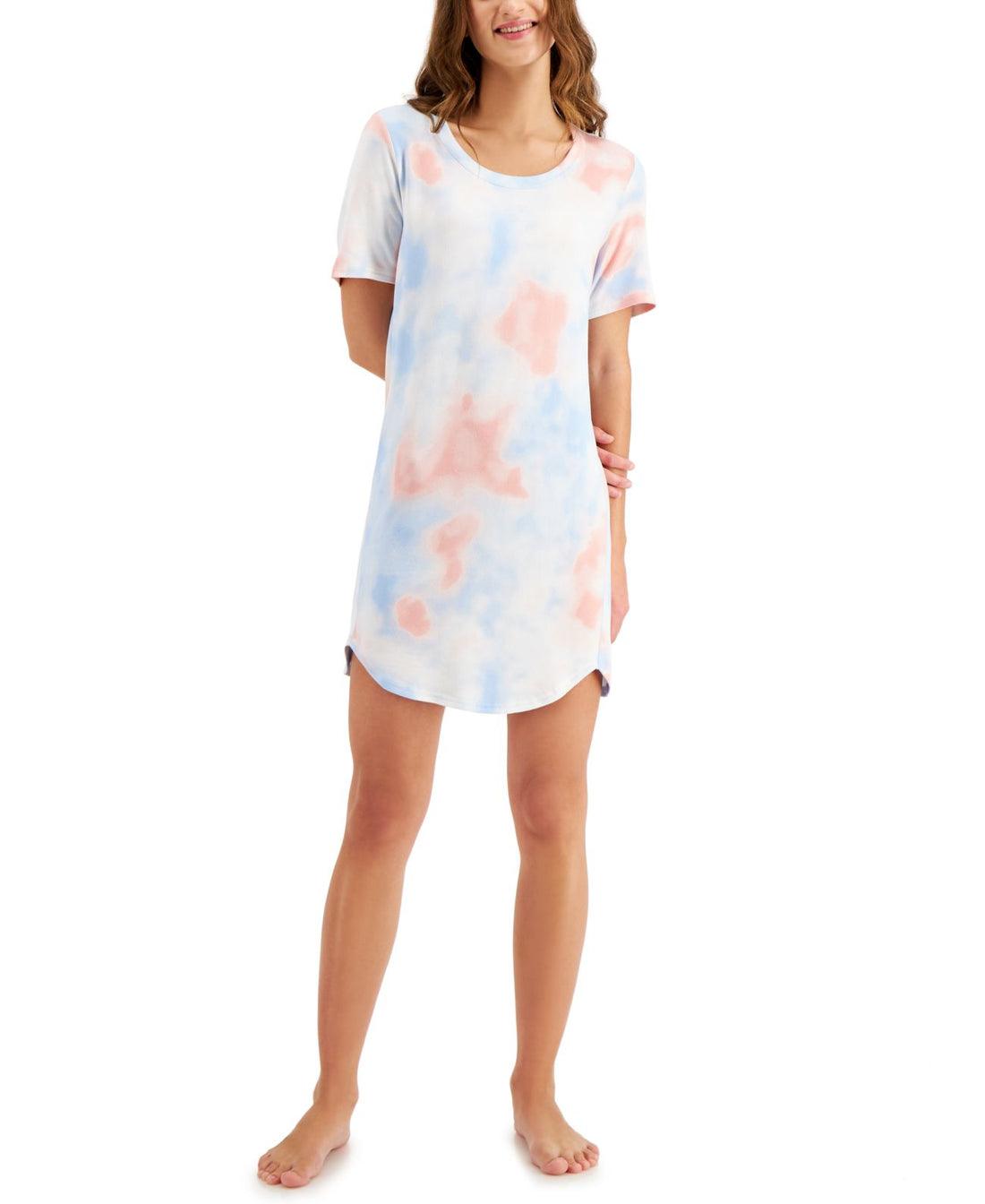 Jenni Womens Short Sleep Shirt Nightgown