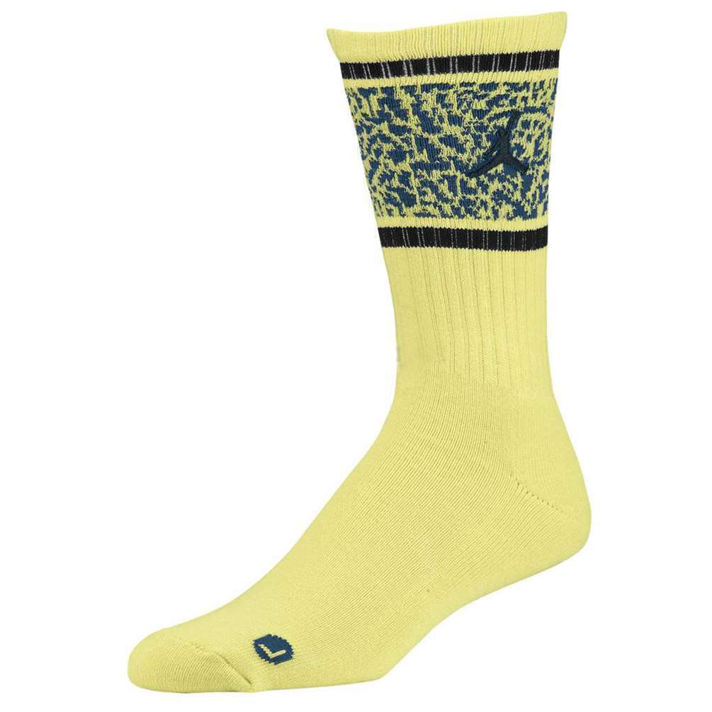 Jordan Unisex Striped Elephant Print Crew Socks