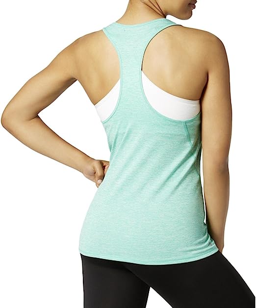 Ideology Womens Rapidry Heathered Racerback Performance Tank Top