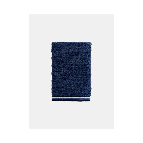 Tommy Hilfiger Womens Navy Stripe Washclo Wash Towel, 13 X 13