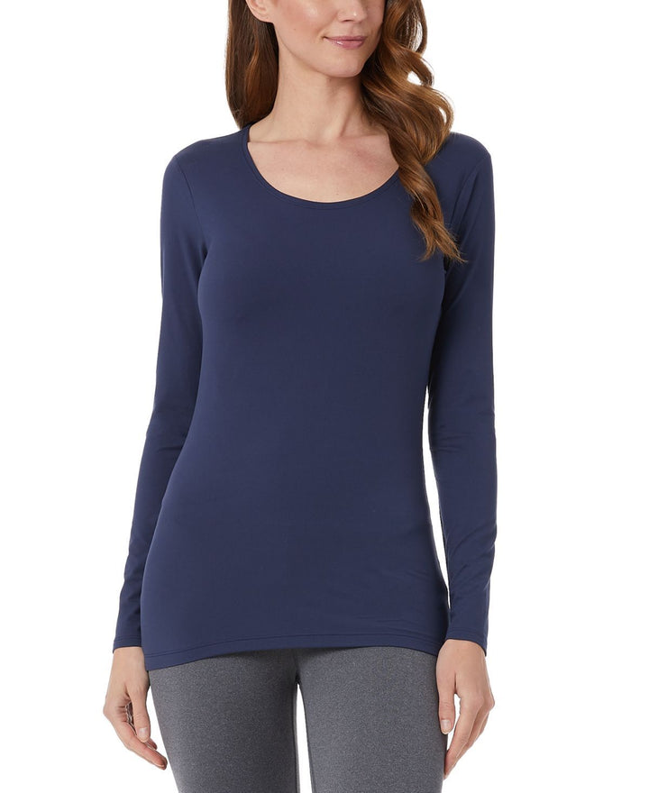 32 DEGREES Womens Cozy Heat Scoop-Neck Top