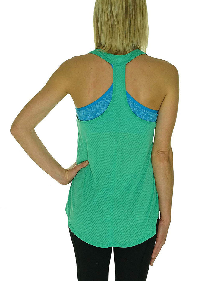 Ideology Womens T Back Stretch Tank Top