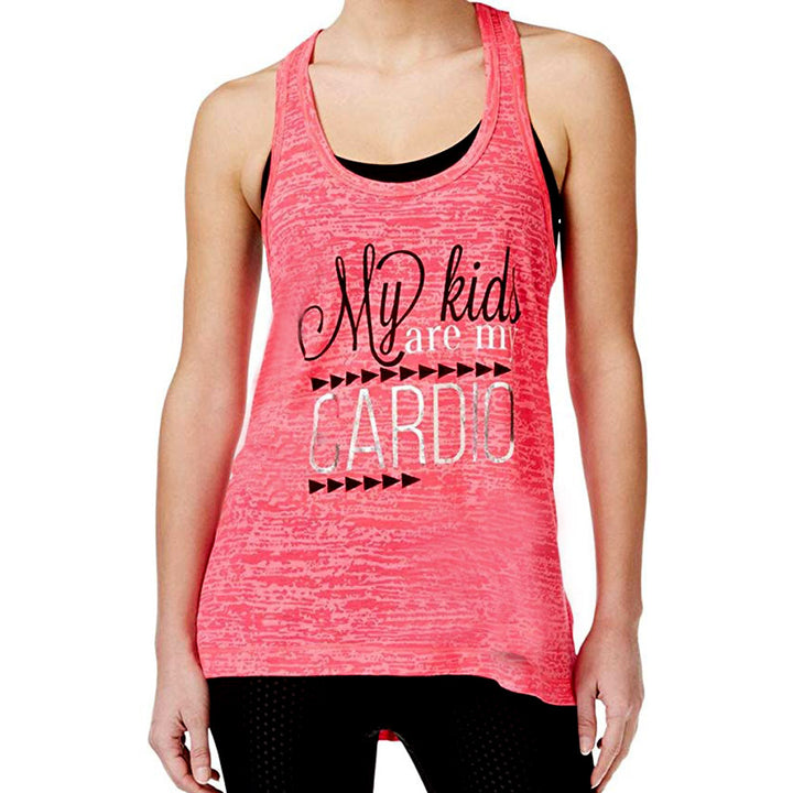 Ideology Womens Mommy And Me Graphic Burnout Tank Top